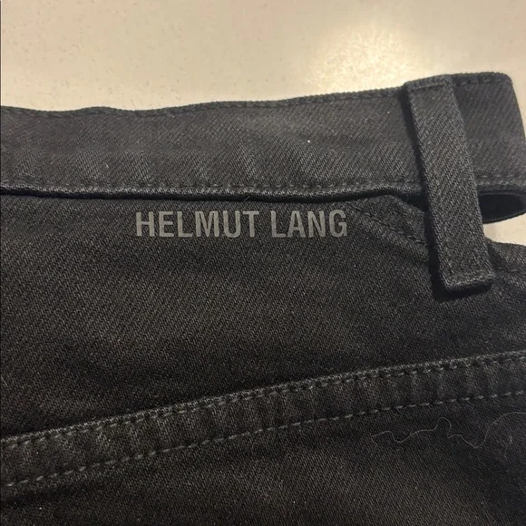 HELMUT LANG Cut Out Straight Leg Jeans - Picture 6 of 9